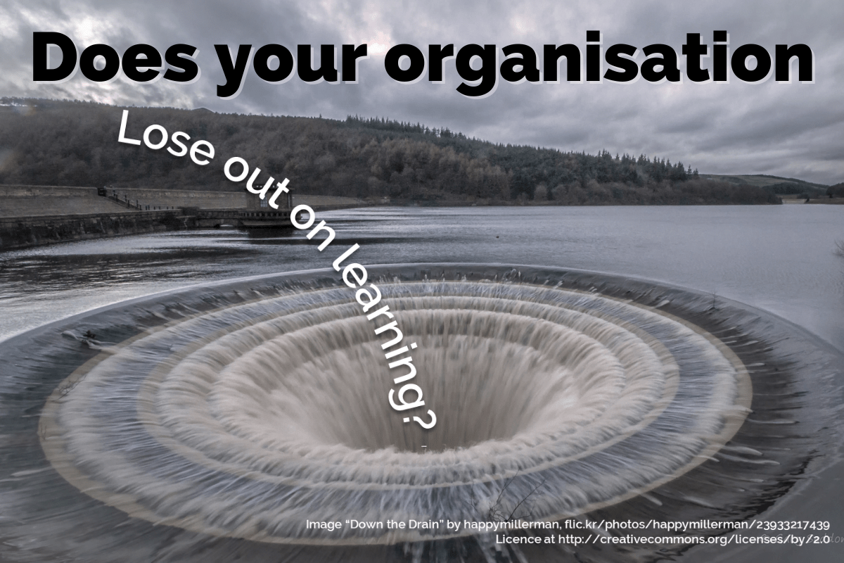 Does your organisation lose out on learning